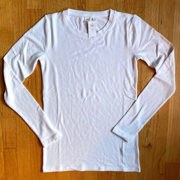 NWT-GAP Long Sleeve Ribbed‎ Knit Top Basic Everyday Shirt XS sweater - Picture 1 of 5